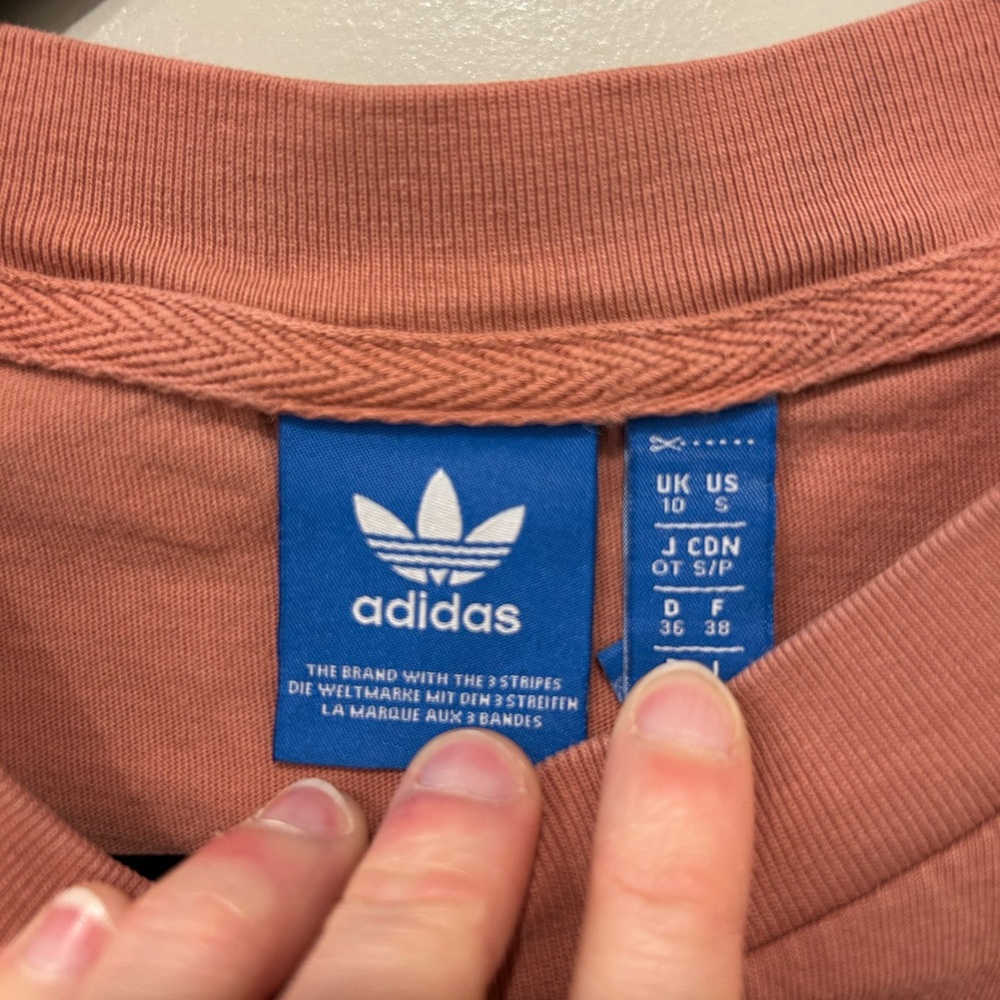 Adidas Pink Logo T-Shirt - Picture 2 of 3